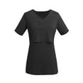 thumbnail image 3 of Women's Short Sleeve Maternity Nursing Tops Shirts for Breastfeeding, 3 of 4