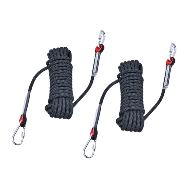 Cuerda de escalada Cuerda de paracaídas de alta resistencia con hebilla Accesorio de escalada Cuerda de rappel resistente al desgaste Cuerda de 20 millones