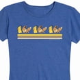thumbnail image 3 of Pokémon - Pikachu Eevee Retro - Women's Short Sleeve Graphic T-Shirt, 3 of 5