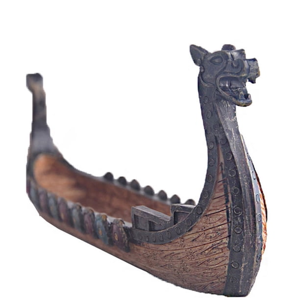Quemadores de incienso ANGGREK dragón boat decoración Del hogar resina multicolor