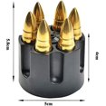 thumbnail image 3 of 6 moldes reutilizables para bloques de hielo de acero inoxidable con base, cubitos de hielo, bloque de hielo para whisky, molde para bloques de hielo para regalo de congelador de whisky Rojo Verde, 3 of 5