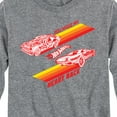 thumbnail image 3 of Hot Wheels - Valentine's You Make My Heart Race - Toddler And Youth Long Sleeve Graphic T-Shirt, 3 of 5
