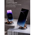 thumbnail image 3 of Wireless Induction Speaker with 360° Rotating Phone Stand, No Bluetooth Required, Universal Desktop Phone Holder & Sound Amplifier, 3 of 7