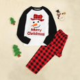 thumbnail image 3 of URMAGIC Christmas Pajamas Matching Sets for Family Red Plaid Tops and Pants Pjs Set Long Sleeve Xmas Sleepwear, 3 of 12