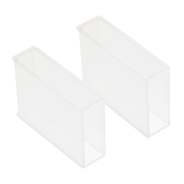 2pcs Optical Glass Cuvettes Optical Cuvettes 30mm Glass Cuvettes Labs ...