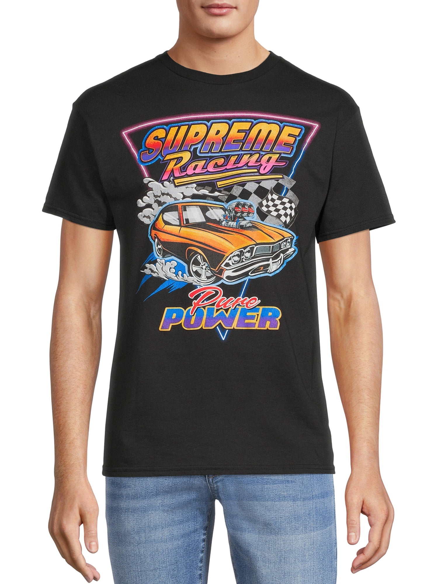 Humor Men's & Big Men's Supreme Racing Graphic T-Shirt