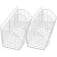 thumbnail image 5 of Cesta colgante de cocina, cesta de pared, soporte de almacenamiento de cocina, cesta de montaje en pared, 2 uds., 5 of 5