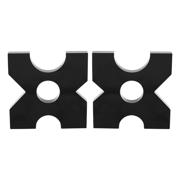 Toolven NEW 2pcs 20T 32T Iron Press Plate H Frame Hydraulic Shop Press Plate 18 18 2 5cm