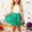 C-Green33, variant on JIAYUE Girls Carnival Skirts Pom-Pom Mini Elastic Waist Tutu Skirt For Kids Cute Lovely Festival Celebration Playwear