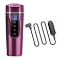 thumbnail image 3 of Hervidor de viaje para coche y camión, 12V/24V, taza para té y café, ebullición rápida, acero inoxidable Violeta Soledad Tazas calefactoras para automóviles, 3 of 10