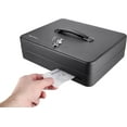 thumbnail image 4 of Winbest 12 inch Steel Fold Out Register Style Key Lock Cash Box with Money Tray, 4 of 4