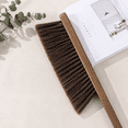 thumbnail image 4 of Hand Broom Cleaning Brush Soft Bristles Dusting Brush with Wooden Handle for Car Bed Couch Furniture Clothes Garden Draft, 4 of 6