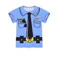 thumbnail image 4 of ATAIKU 3-8Y Boys' Policeman Digital Pajama Set - Summer 2Pcs Pjs Soft Short Sleeve Top & Shorts for Kids, 4 of 6
