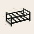 thumbnail image 3 of Gymax 2-Tier Metal Wine Rack Countertop Storage Holder for 8 Bottles, 3 of 10