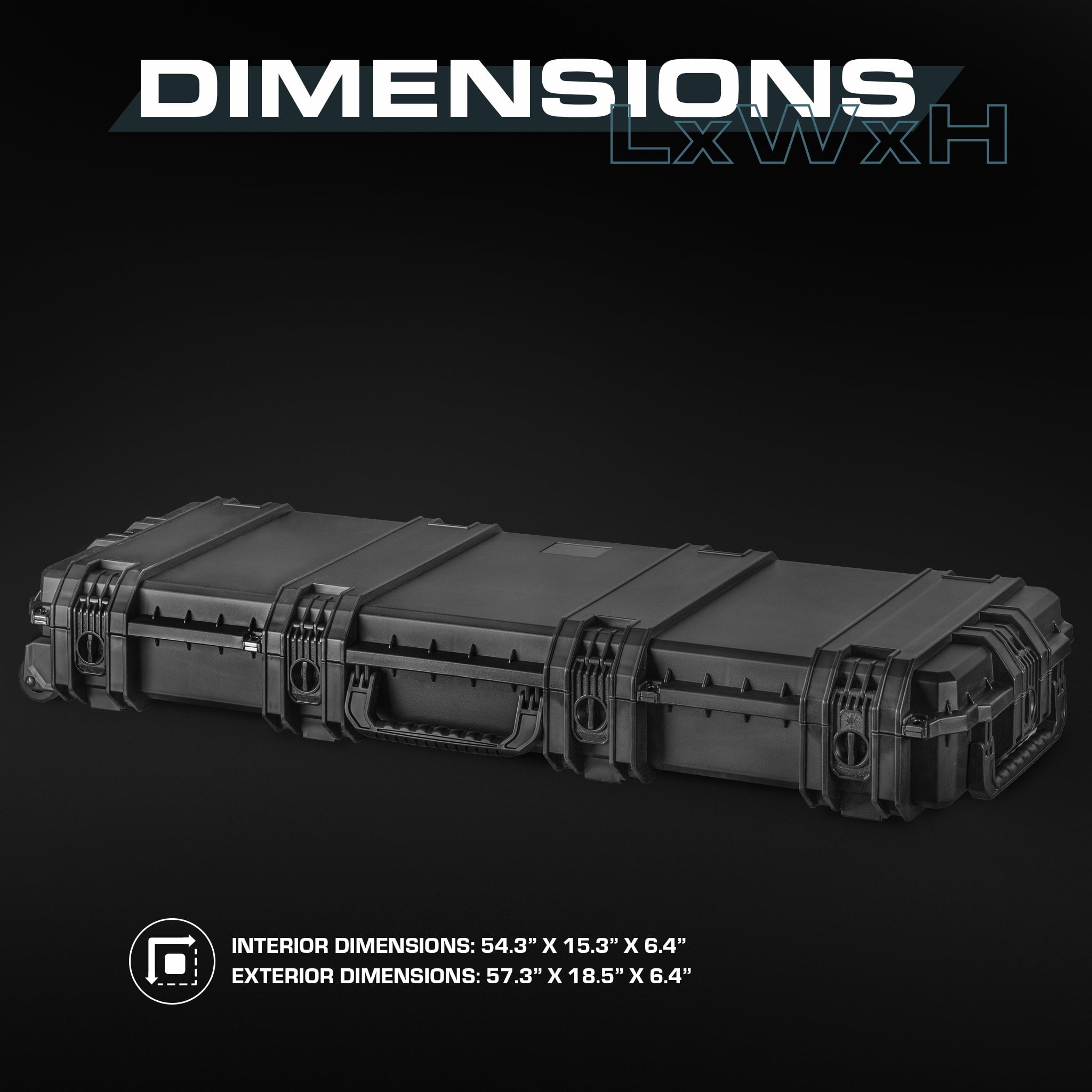 Seahorse SE-1630 Hard Shell Protective Rifle Case