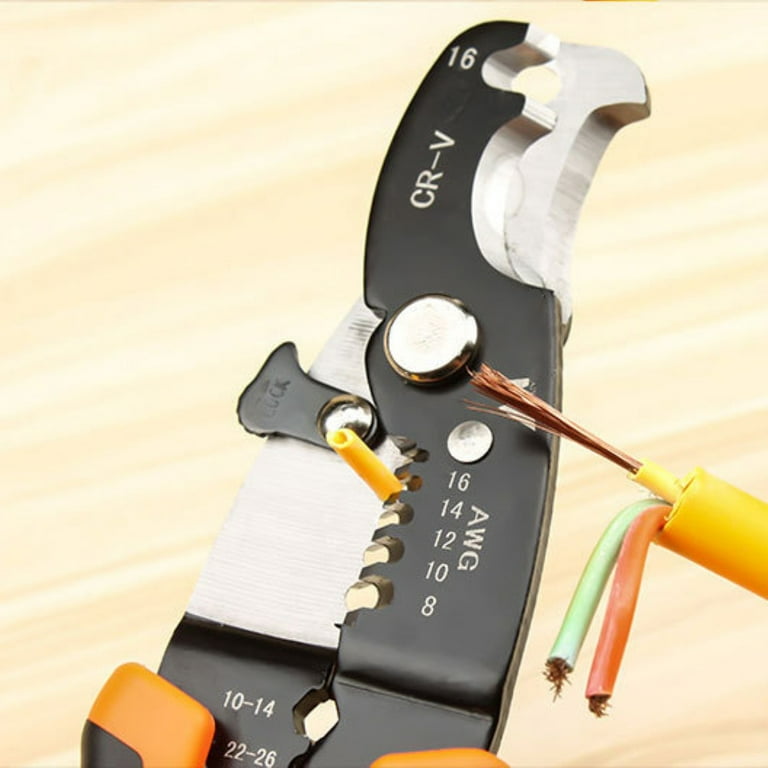 Professional Wire Stripper Tool - 10-in-1 Multifunctional For AWG 10-20