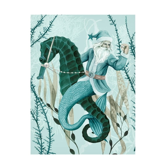 Grace Popp 'The Sea Santa II' Canvas Art