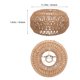 thumbnail image 2 of unbranded Pantalla Para Rattan Simulada Ideal Para Lámparas De Y, 2 of 6