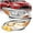 Pair, variant on Kojem Left Headlights for 2012-2014 Ford Focus 4-Door Driver Side Halogen Headlamp w/bulbs Clear Lens+Chrome Housing