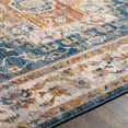 thumbnail image 4 of Surya Ephesians EPC-2356 31x108" Runner Traditional Fabric Rug in Blue/Orange, 4 of 7