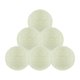 thumbnail image 3 of 6 pelotas de tenis de 6,4 cm de diámetro para entrenamiento de mascotas y perros para principiantes. Blanco, 3 of 9