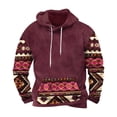 thumbnail image 2 of Sudadera con capucha para hombre, moda, estampado de movimiento, sudadera con capucha, blusa, blusa de poliéster para hombre, 2 of 3