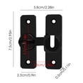 thumbnail image 3 of Heavy Duty Adjustable 180 Sliding Door Lock with Reinforced Alloy for Enhanced Home and Patio Security, 3 of 8