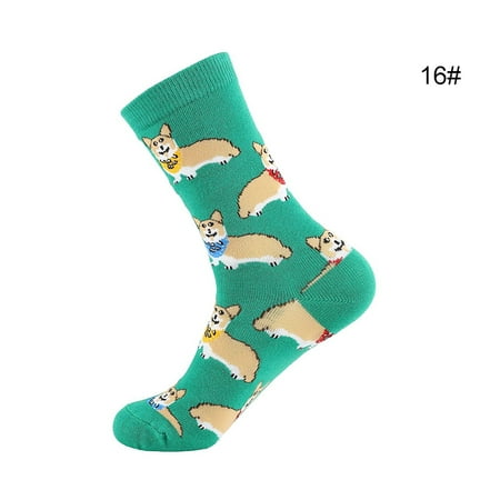 

A Pair Women s Fun Socks Cute Fruit Patterned Funky Socks Middle Tube Cotton Warm Novelty Socks for Autumn New