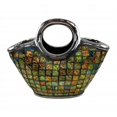 thumbnail image 1 of Purse Decorative Ceramic & Glass Flower Vase - 7.5 x 4 x 13.25 in., 1 of 1