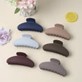 thumbnail image 6 of 6Pcs 4.3in Hair Claw Banana Clips for Women, Strong Hold, Recycled Plastic Claw Clips for Thick Hair | Great for Updo, Half Up Hairstyle | Ideal Gifts for Women, 6 of 7