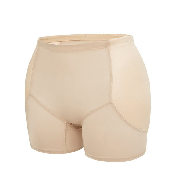 SAYFUT Women's Padded Seamless Butt Lifter Panties Shaper Extra Firm  Enhancer Hip Underwear Black/White 