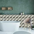 thumbnail image 2 of Bgsha 10Pcs Mosaic Tile Stickers Stick Bathroom Kitchen Home Wall Decal Self-adhesive, 2 of 8