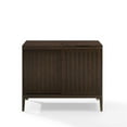 thumbnail image 3 of Pemberly Row Console Multimédia Moderne en Bois pour Rangement de Disques - Brun Foncé, 3 of 20