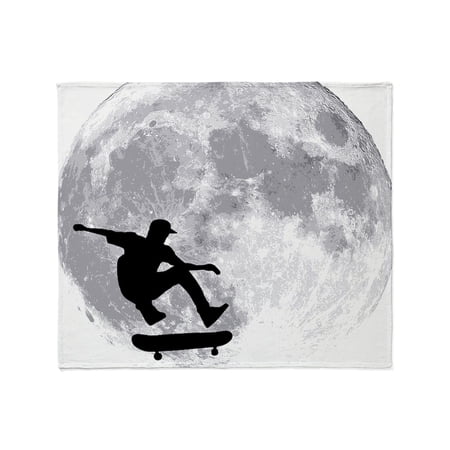 CafePress - Moon Throw Blanket - Soft Fleece Throw Blanket 50 x60 for All Ages