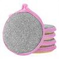 thumbnail image 1 of Cepillo para lavavajillas, herramientas de cocina redondas reutilizables mágicas de doble cara (rosa), 5 uds., 1 of 3