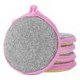 thumbnail image 1 of Cepillo para lavavajillas, herramientas de cocina redondas reutilizables mágicas de doble cara (rosa), 5 uds., 1 of 3