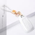 thumbnail image 2 of Key Fob Cover Compatible with Fit for Audi A4 A3 Q3 Q5 Q7 TT TTS RS3 S4 S3 A1 S6 RS4 RS6 Q2L ABS Smart Remote Key Case Keychain Case Holder Protector,1, 2 of 6