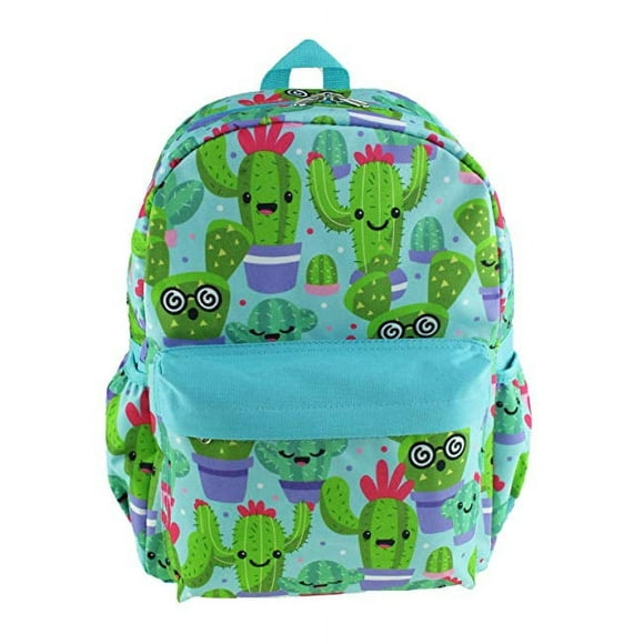 Sac à Dos - KBNL - Cactus - Imprimé Partout 16" Nouveau 007450