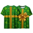 thumbnail image 7 of Tauxra Women's St. Patrick's Day Printed Top, Casual Loose T-Shirt with Round Neck and Short Sleeves, Blouse for Festive and Daily Wear, 7 of 7