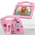thumbnail image 2 of for Onn 7 inch Tablet Case (2024) Model 100135924, Kids EVA Cover,Cute Kids Kawaii Cover 3D Cartoon Handle & Stand Soft Silicone Shockproof Case for Walmart Onn Tablet Case 7" Gen 4,Pink, 2 of 9
