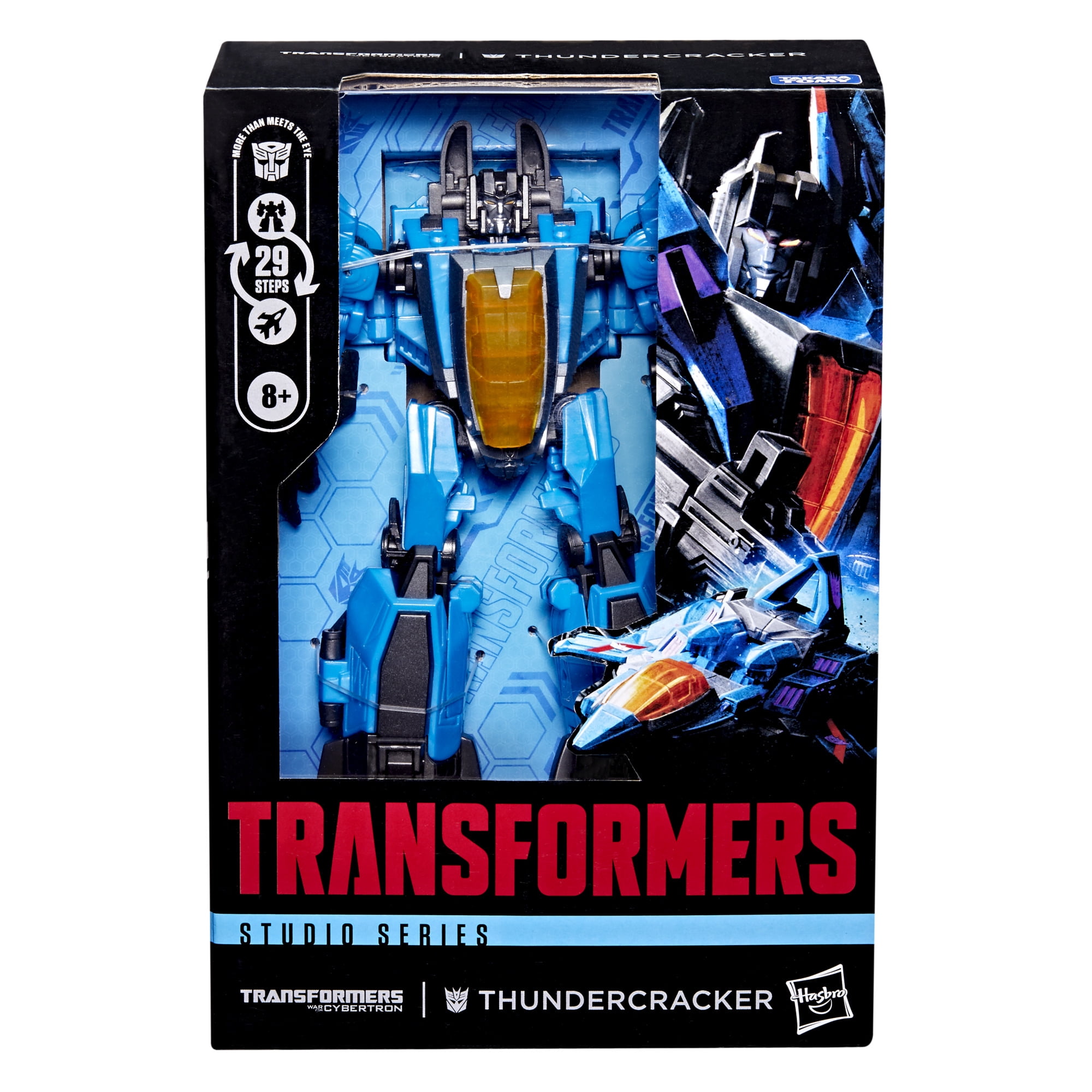 Transformers Toys Transformers: War for Cybertron Thundercracker 6.5” Action Figure, 8+