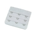 thumbnail image 1 of Extension Strap Bra Extender Buckle 3 Hook Women Accessories Practical Elastic Multicolor Clips Tight 3 Rows Underwear light silver gray, 1 of 6
