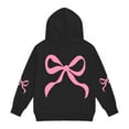 thumbnail image 5 of EnJoCho Bow Hoodie for Girls Kids Graphic Cute Hoodies Girl's Leopard Sweatshirts Prints Casual Pullover Sweatshirt, 5 of 6