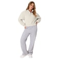 thumbnail image 6 of Hanes EcoSmart Women’s Fleece Quarter-Zip Pullover Sand S, 6 of 6