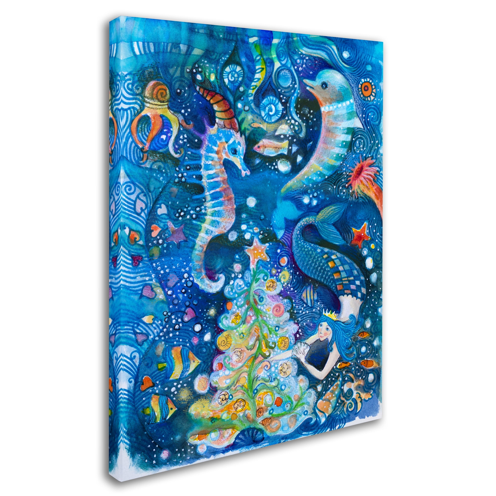Trademark Fine Art 'In the Sea' Canvas Art by Oxana Ziaka