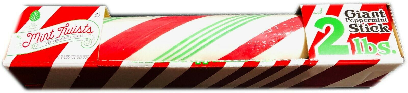 Atkinson's Mint Twists Giant Peppermint Stick 2 LB - All City Candy