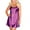 Purple, variant on Alitao Pajamas for Women Set Lounge Sets Womens Nighte Dress Plus Size Babydoll Nightwear Sleepskirt Underwear Mini Dress Women'S Sleepwear Black L