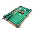 thumbnail image 1 of Juego de mesa de billar para niños, juguete con estante triangular, mesa de billar pequeña con bolas de tiza para juegos, sala de juegos familiar, 1 of 8