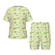 thumbnail image 1 of Balery Armadillo Floral Conjunto de Pijama Infantil de Manga Corta con Estampado – Ropa de Dormir de Algodón Suave-Large, 1 of 6