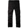 thumbnail image 3 of Matchstick Men Regular Fit Straight Leg Cotton Cargo Pants with 6 Pockets, 3 of 6